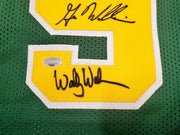 1978-79 NBA Champions Seattle Supersonics Multi Signed Autographed Green Jersey With 8 Signatures Including Fred Brown & Gus Williams MCS Holo Stock #145850