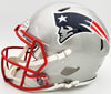 Mac Jones Autographed New England Patriots Silver Full Size Authentic Speed Helmet Beckett BAS QR Stock #200939
