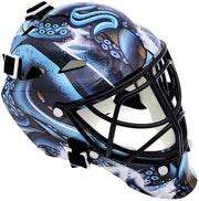 Seattle Kraken Unsigned Blue Franklin Mini Goalie Mask Stock #201702