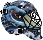Seattle Kraken Unsigned Blue Franklin Mini Goalie Mask Stock #201702