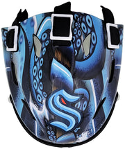 Seattle Kraken Unsigned Blue Franklin Mini Goalie Mask Stock #201702