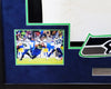 Russell Wilson Framed Game Used Seattle Seahawks White Nike Jersey With Captain's Patch & NFL 100 Logo Unsigned SKU #203517
