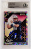 Mac Jones Autographed 2021 Panini Donruss The Rookies Rookie Card #TR-MJO New England Patriots Beckett BAS Stock #206638