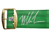 Mike Tyson Autographed Green WBC World Championship Belt Beckett BAS Witness Stock #210831