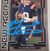 Mac Jones Autographed 2021 Panini Prizm New Recruits Rookie Card #NR-5 New England Patriots Beckett BAS #14860961