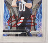 Mac Jones Autographed 2021 Panini Prizm Fireworks Rookie Card #F-25 New England Patriots Beckett BAS #14860965
