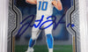 Justin Herbert Autographed 2020 Panini Prizm Rookie Card #325 Los Angeles Chargers BGS 9 Auto Grade Gem Mint 10 Beckett BAS Stock #211828
