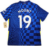 Chelsea F.C. Mason Mount Autographed Blue Nike Jersey Size XL in Silver Beckett BAS Stock #196484