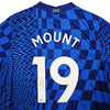 Chelsea F.C. Mason Mount Autographed Blue Nike Jersey Size XL in Gold Beckett BAS Stock #196482