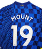 Chelsea F.C. Mason Mount Autographed Blue Nike Jersey Size M in Gold Beckett BAS Stock #196481