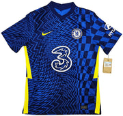 Chelsea F.C. Mason Mount Autographed Blue Nike Jersey Size M in Silver Beckett BAS Stock #196479