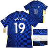 Chelsea F.C. Mason Mount Autographed Blue Nike Jersey Size L in Silver Beckett BAS Stock #196474
