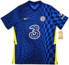 Chelsea F.C. Mason Mount Autographed Blue Nike Jersey Size L in Silver Beckett BAS Stock #196474