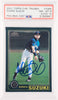 Ichiro Suzuki Autographed 2001 Topps Chrome Traded Rookie Card #T266 Seattle Mariners PSA 8 Auto Grade Gem Mint 10 PSA/DNA #61265867
