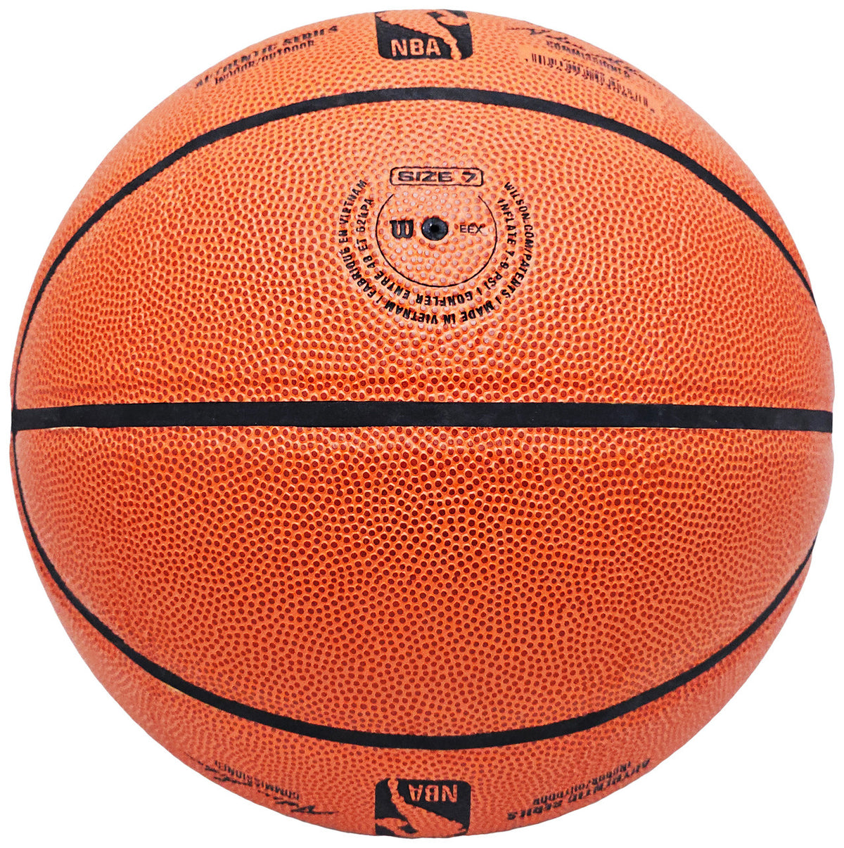 Tracy McGrady Autographed Authentic Indoor Outdoor I/O Basketball Toronto Raptors and Orlando Magic Beckett BAS Witness Stock #216981