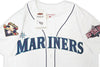 Seattle Mariners Ichiro Suzuki Autographed White Authentic Mitchell & Ness 2001 All Star Patch Jersey Size 44 IS Holo Stock #217975