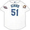 Seattle Mariners Ichiro Suzuki Autographed White Authentic Mitchell & Ness 2001 All Star Patch Jersey Size 44 "MLB Debut 4-2-01" IS Holo Stock #217972