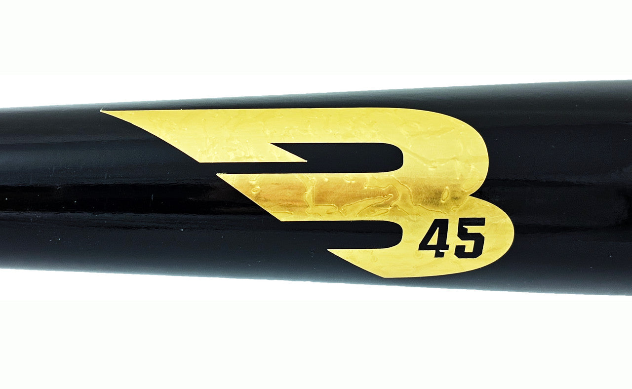 Elly De La Cruz Autographed Black B45 Player Model Bat Cincinnati Reds "MLB Debut 6/6/23" Beckett BAS Witness Stock #218704