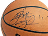 2002-03 St. Vincent-St. Mary Fighting Irish Multi Signed Autographed Basketball With 8 Total Signatures Including LeBron "King" James High School Signature PSA/DNA #AI01382