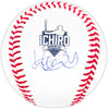 Ichiro Suzuki Autographed Official Seattle Mariners Hall of Fame HOF Logo Baseball IS Holo Stock #209040