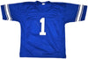 BYU Cougars Zach Wilson Autographed Royal Blue Jersey Beckett BAS Stock #191149
