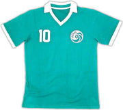 New York Cosmos Pele Autographed Green Jersey Beckett BAS Stock #194363