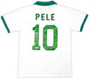New York Cosmos Pele Autographed White Jersey Beckett BAS Stock #194364
