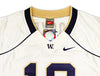 Washington Huskies Jake Locker Autographed White Nike Jersey Size L PSA/DNA RookieGraph Stock #16374