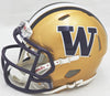 Unsigned Washington Huskies Gold Speed Mini Helmet Stock #222013