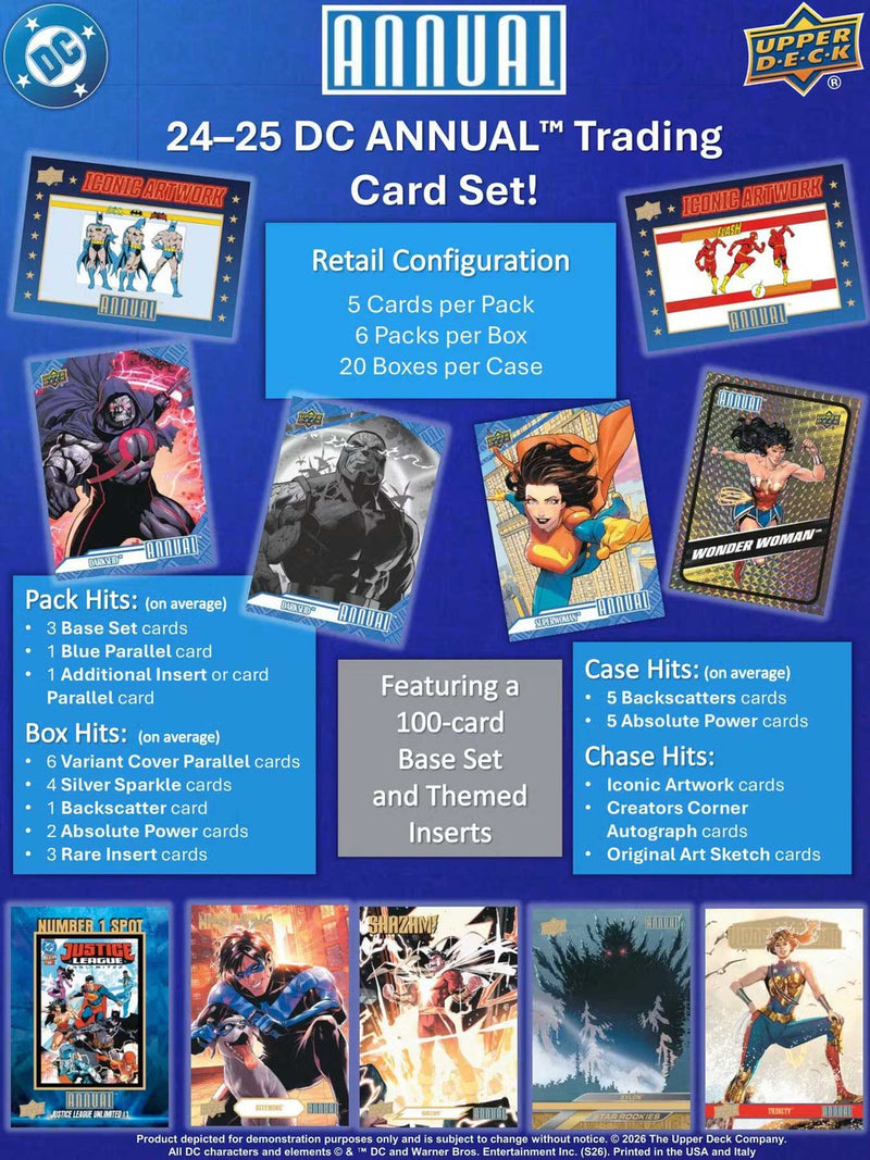 2024-25 Upper Deck DC Annual Blaster Box