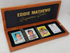 Eddie Mathews Autographed Porcelain Baseball Card Set Milwaukee Braves "53 59 HRC, 512 HRs & HOF 78" With 3 Signed Cards #36/512 Signature Series #A11823