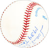 Joe Cascarella Autographed Official AL Baseball Boston Red Sox "1934 Tour of Japan" Beckett BAS QR #BM25289