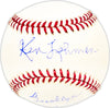 Ken Lehman Autographed Official MLB Baseball Brooklyn Dodgers Beckett BAS QR #BM25505