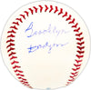 Ken Lehman Autographed Official MLB Baseball Brooklyn Dodgers Beckett BAS QR #BM25505