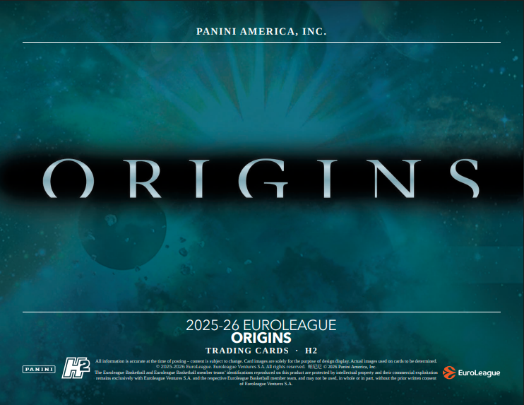 2025-26 Panini Euroleague Origins Basketball H2 Box