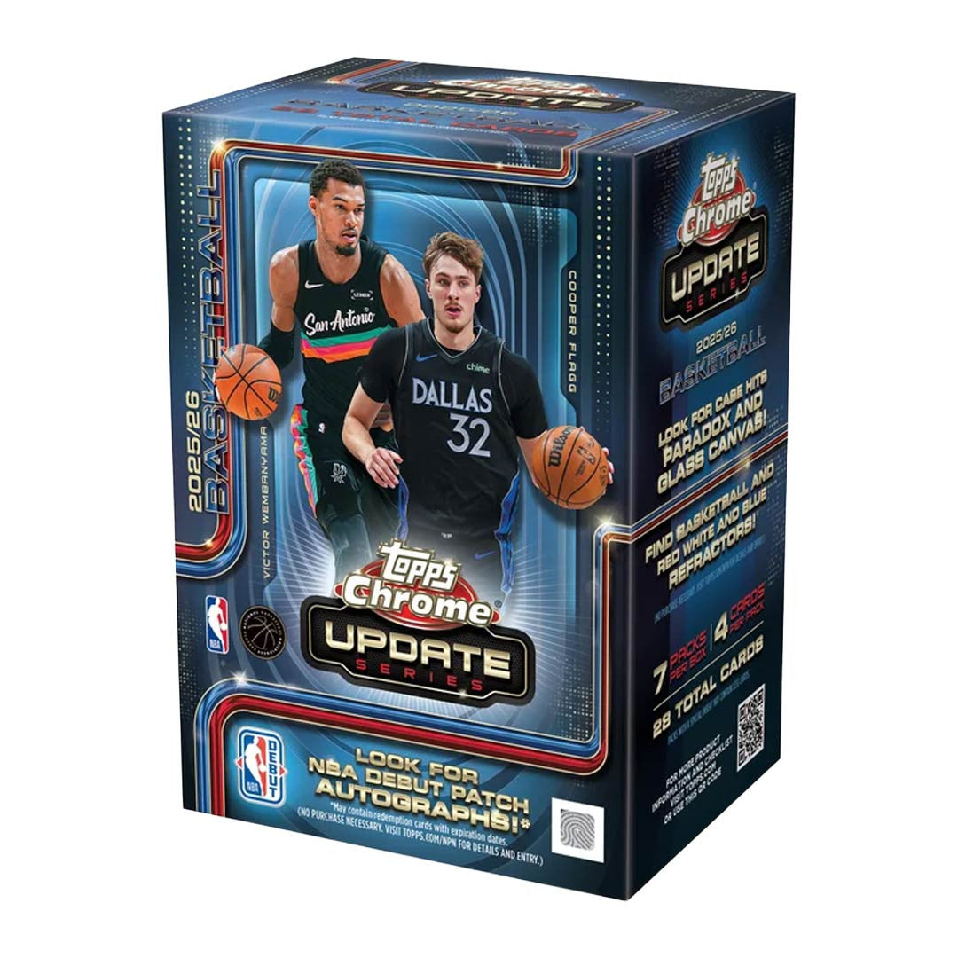 2025-26 Topps Chrome Update Series Basketball Blaster Box