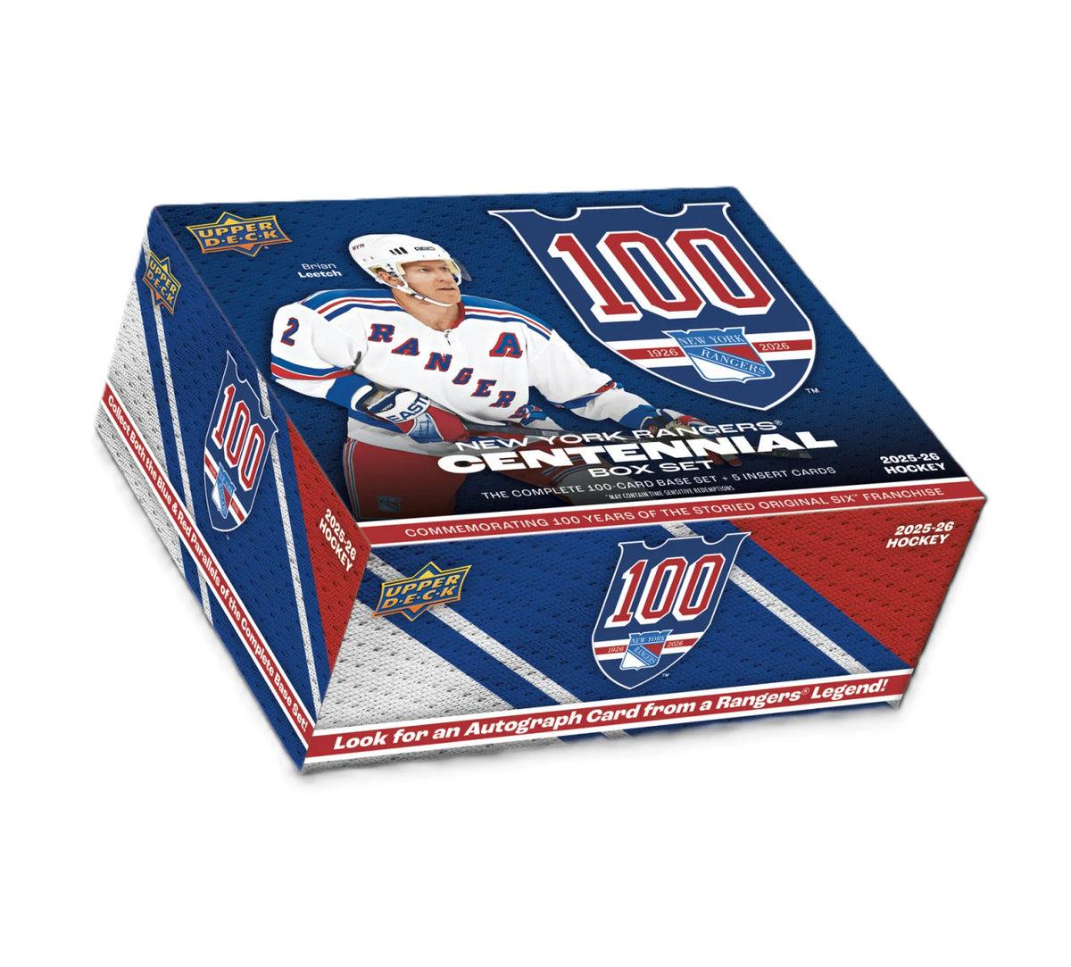 2025-26 Upper Deck New York Rangers Centennial Hockey Box Set