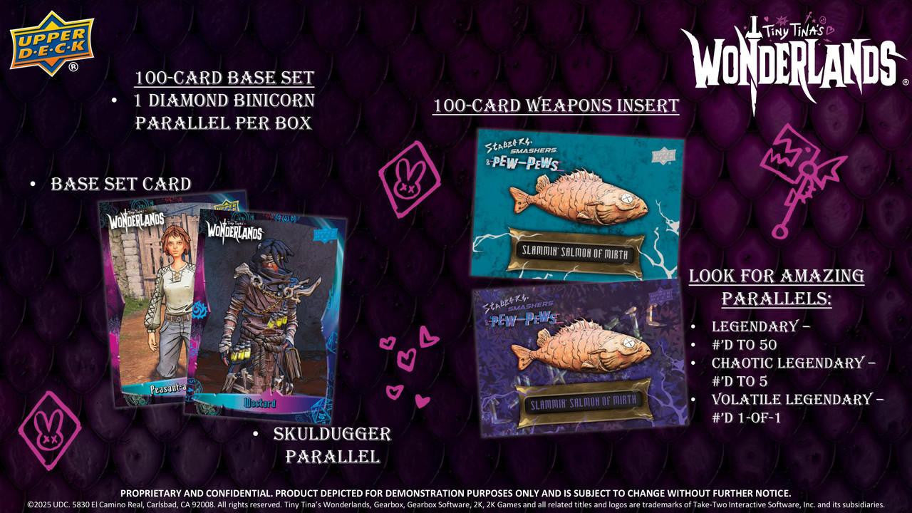 2025 Upper Deck Tiny Tina's Wonderlands Hobby Box