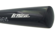Ichiro Suzuki Autographed Black Mizuno Player Model Baseball Bat Seattle Mariners Signed In Silver "HOF 25" IS Holo & Beckett BAS Witness QR Stock #238321