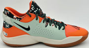 Giannis Antetokounmpo Autographed 2023 Player Exclusive (PE) Promo Nike Immortality 3 Shoes Bucks Size 17 (No Box) Beckett BAS Witness #3W396614 & #3W396615