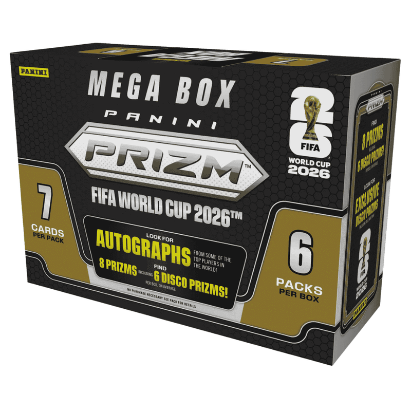 2026 Panini Prizm FIFA World Cup Soccer Hobby Mega Box