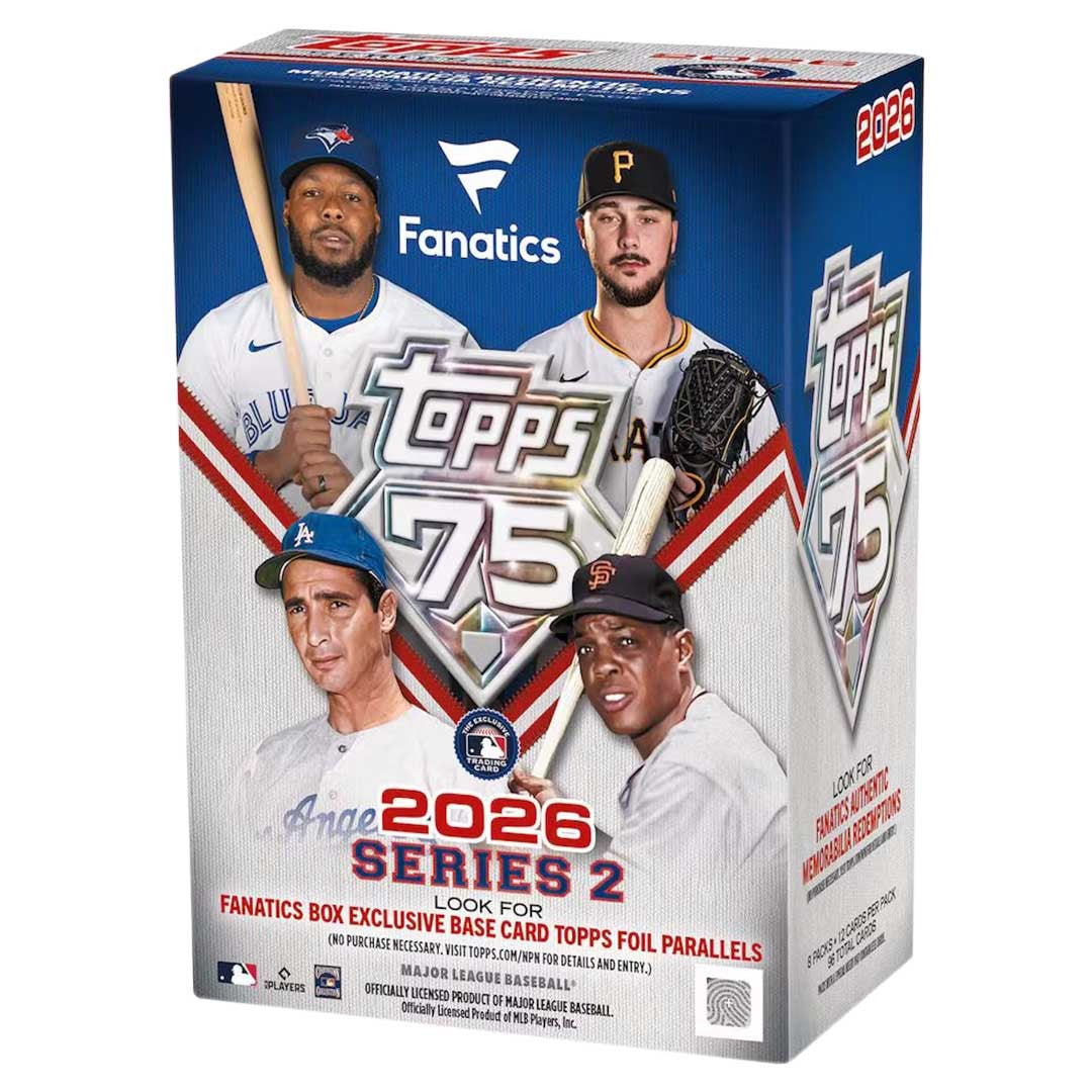 2026 Topps Series 2 Baseball Factory Sealed Fanatics Exclusive Blaster Box