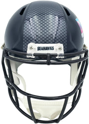 Unsigned Seattle Seahawks Super Bowl LX Champions Logo Full Size Speed Replica Helmet Stock #260092