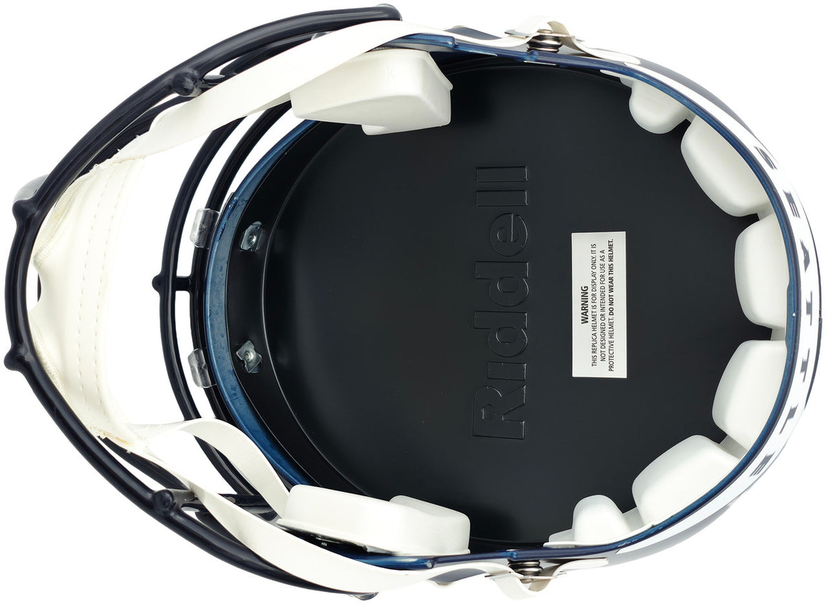 Unsigned Seattle Seahawks Super Bowl LX Champions Logo Full Size Speed Replica Helmet Stock #260092