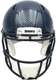 Unsigned Seattle Seahawks Super Bowl LX Champions Logo Full Size Speed Authentic Helmet Stock #260093