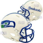 Unsigned Seattle Seahawks Riddell Cream Retro Speed Mini Helmet Stock #261767