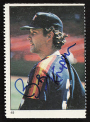 Bob Knepper Autographed 1982 Fleer Stamps Card #49 Houston Astros SKU #264243