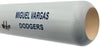 Miguel Vargas Autographed Gray Rawlings Game Model Bat Dodgers, White Sox "1st MLB Hit" Beckett BAS Witness Stock #209049