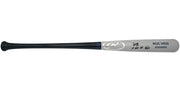 Miguel Vargas Autographed Gray Rawlings Game Model Bat Dodgers, White Sox "1st MLB Hit" Beckett BAS Witness Stock #209049