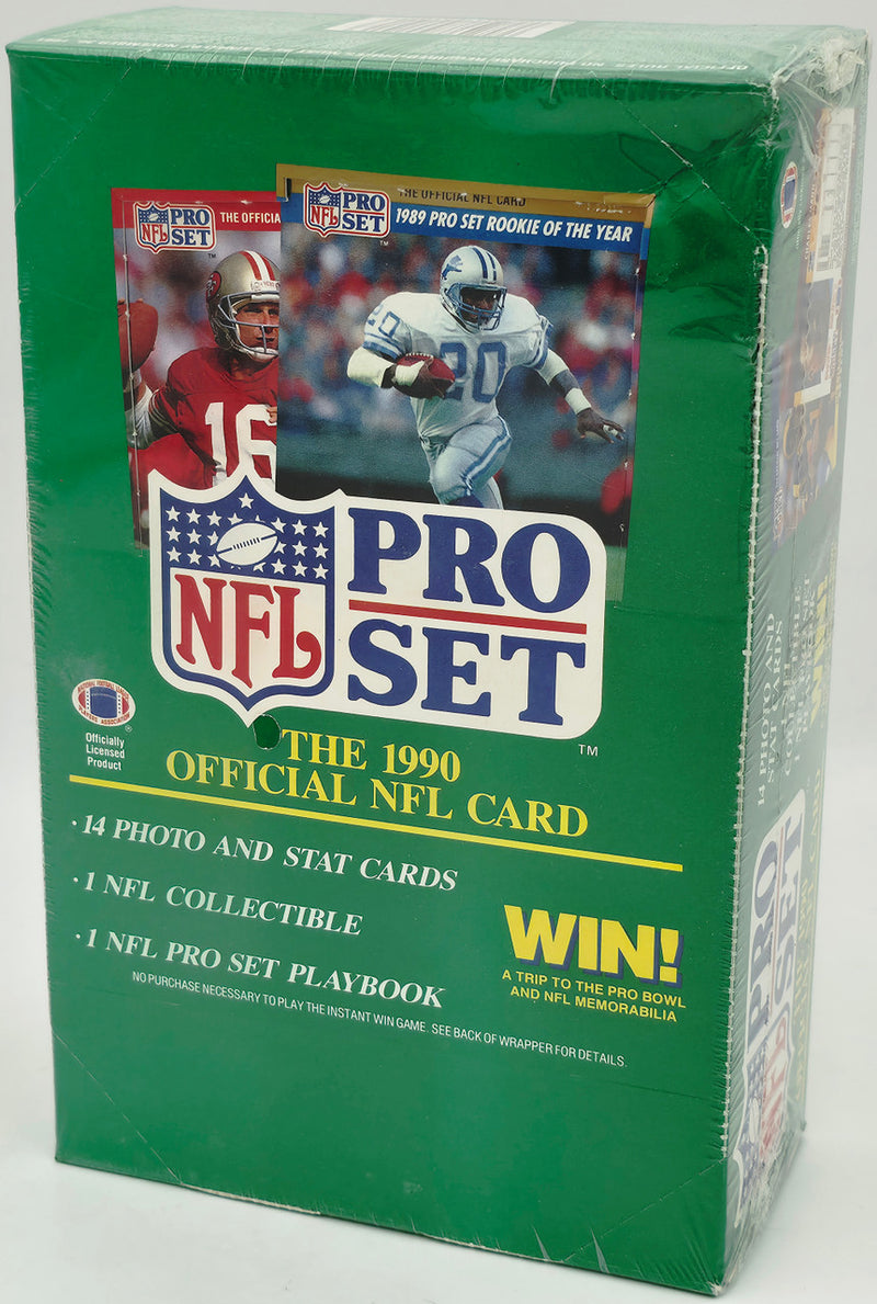 1990 Pro Set Series 1 Football Box